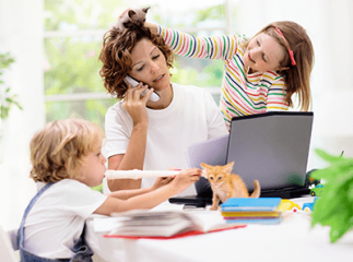 télétravail et enfant